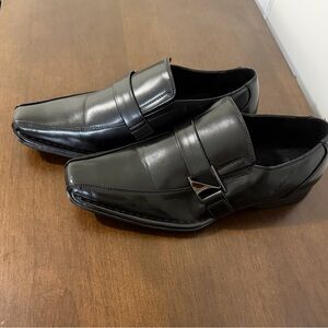 Bruno Marc Men’s Black Dress Loafers Size 10.5 Slip-On Formal Shoes